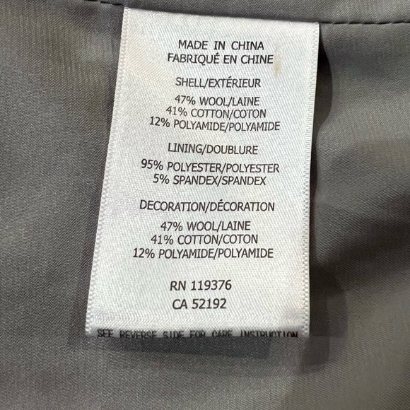 Helmut Lang long wool coat GUC - Picture 7 of 8